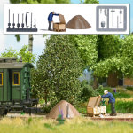 Busch 7965 - H0 - Action-Set: Gleisbauarbeiter Ep. III-IV